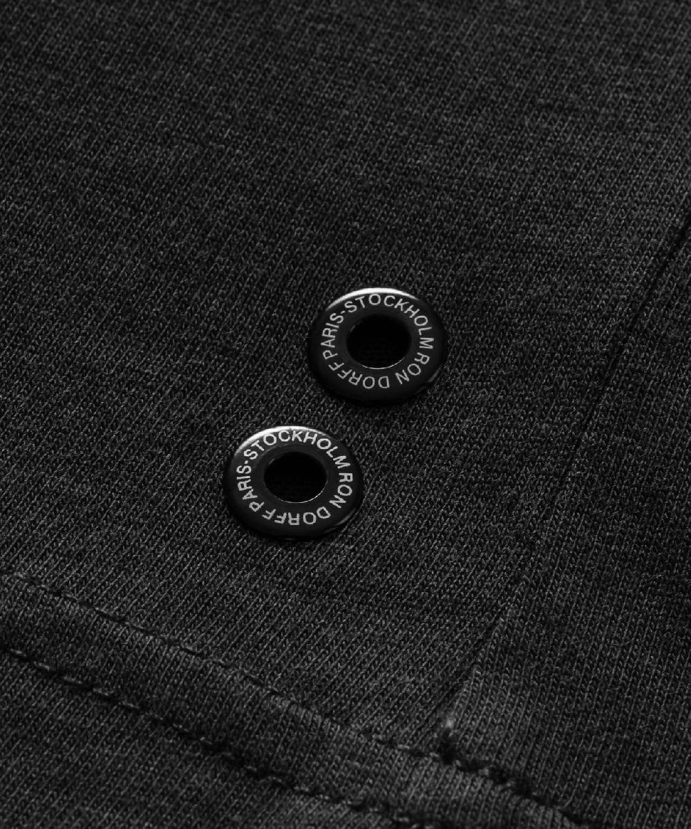 Ron Dorff T-Shirt Manches Longues Eyelet Edition Noir