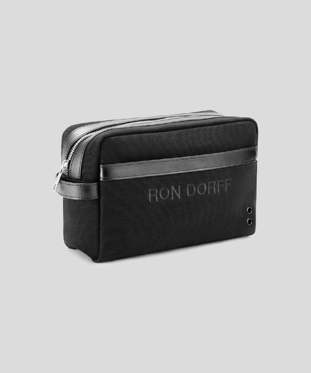 ron dorff Trousse de toilette en coton "RON DORFF" Noir