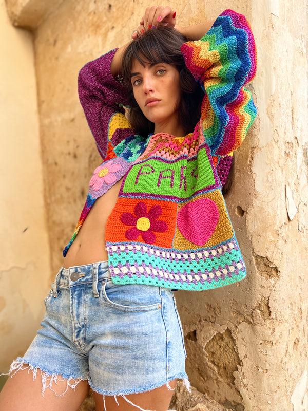 Rose Carmine BOLERO COUTURE