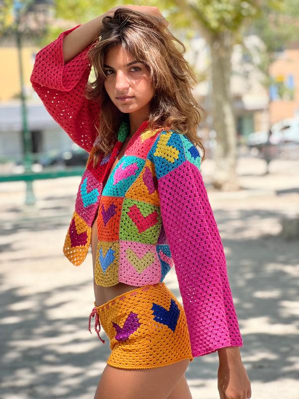 Rose Carmine BOLERO MON COEUR MULTICOLORE