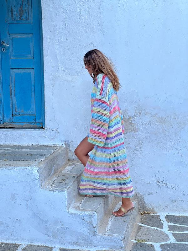 Rose Carmine COAT RESILLE PASTELS