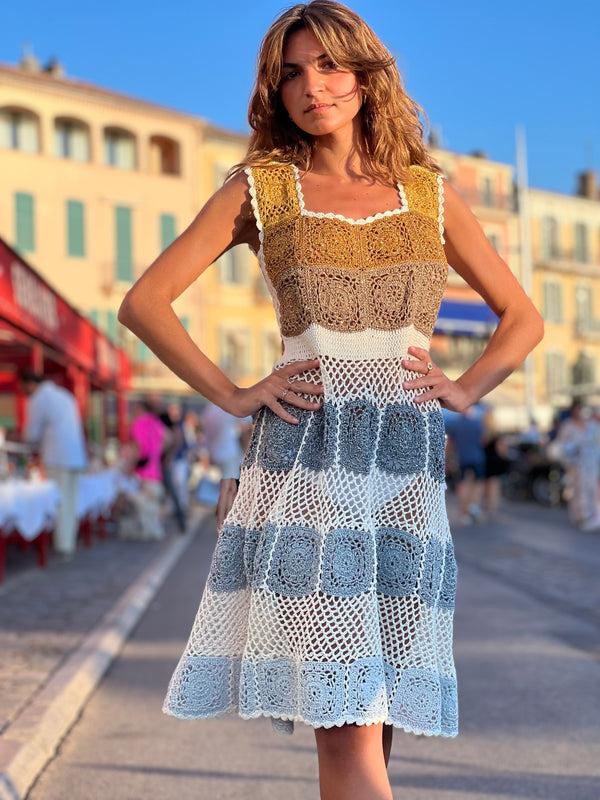 rose carmine DRESS PRINCESSE GOLD & SILVER