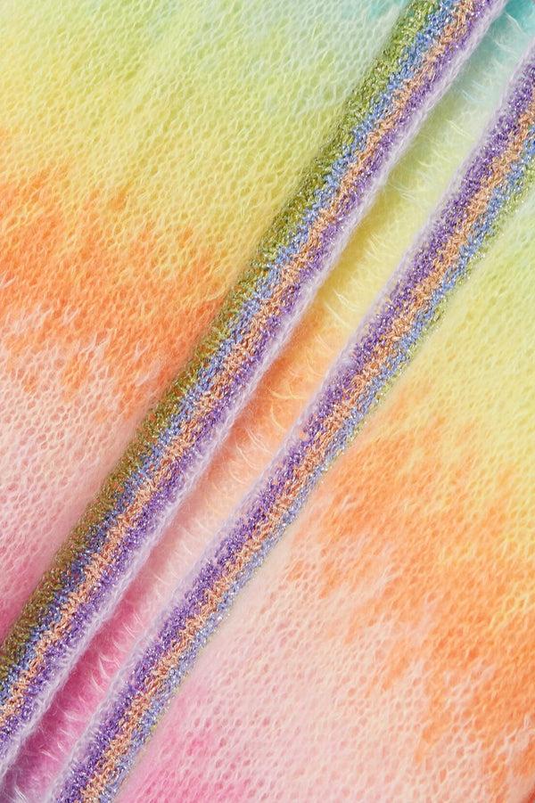 Rose Carmine GILET PASTEL TIE&DYE (Printemps/Été)