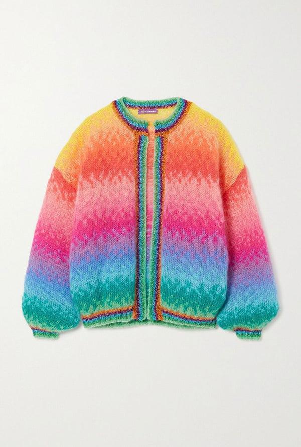 Rose Carmine GILET TIE&DYE STRONG