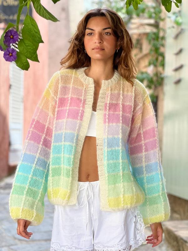 rose carmine LITTLE JACKET CHROMATIC PASTELS