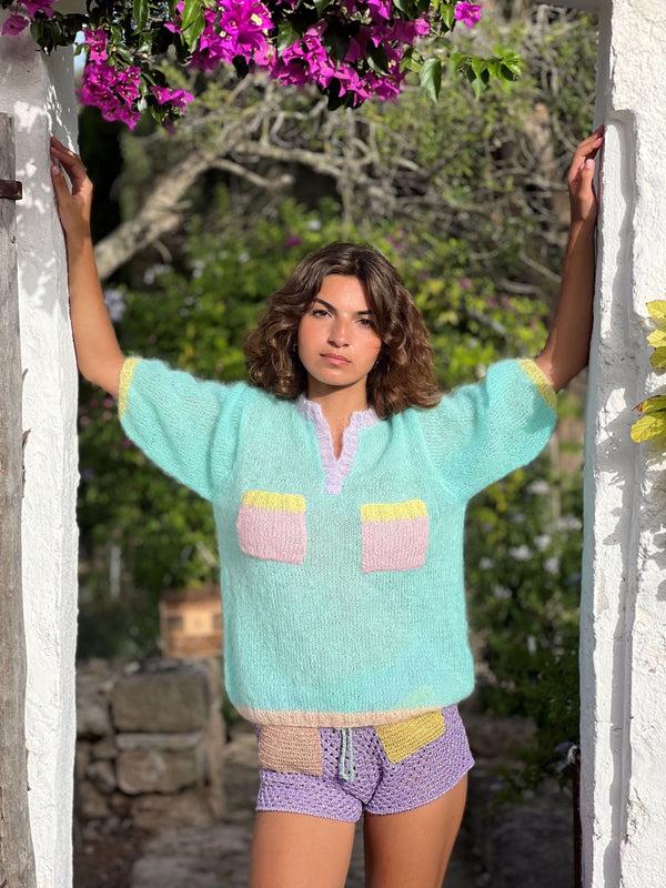 rose carmine PULL BALLON CANDY PASTEL