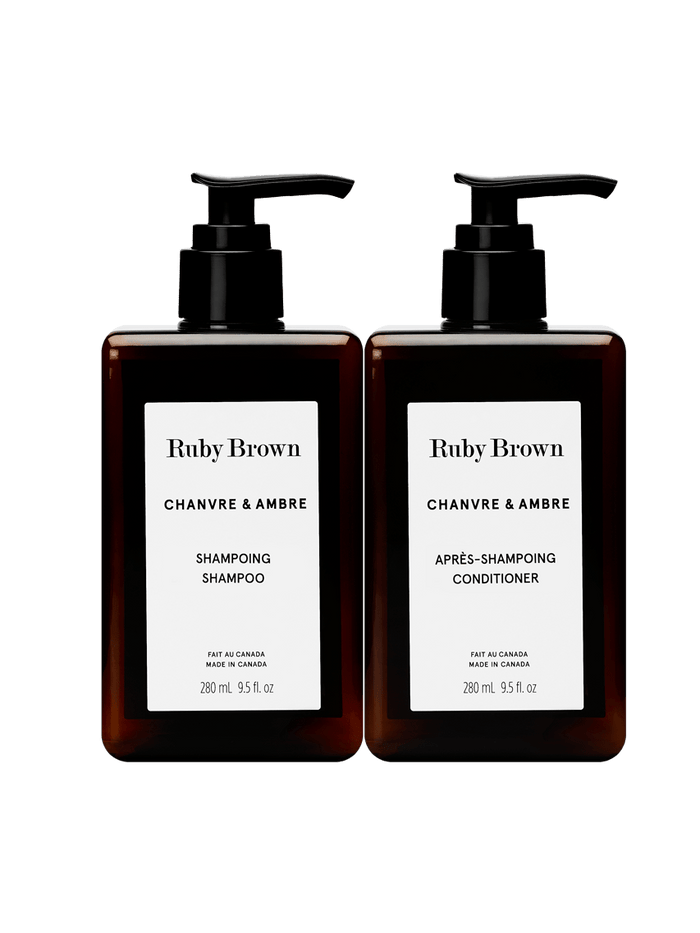 ruby brown Duo Shampoing et Après-shampoing Chanvre & Ambre