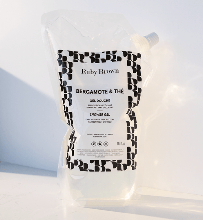 Ruby Brown Recharge Gel Bain Et Douche Bergamote & Thé