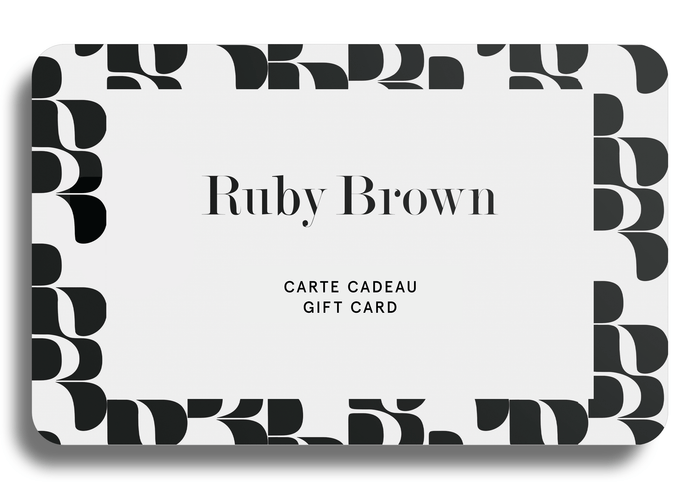 ruby brown Carte Cadeau