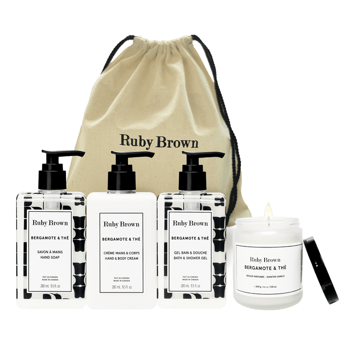 ruby brown Coffret Cadeau Bergamote & Thé