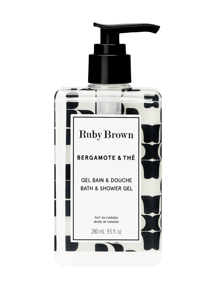 ruby brown Gel bain et douche Bergamote & Thé