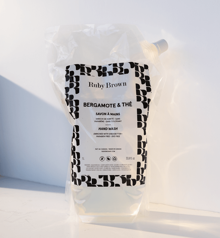 Ruby Brown Recharge Savon à Mains Bergamote & Thé