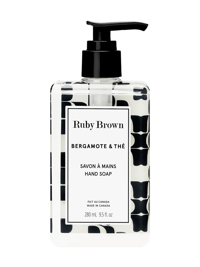 ruby brown Savon à mains Bergamote & Thé