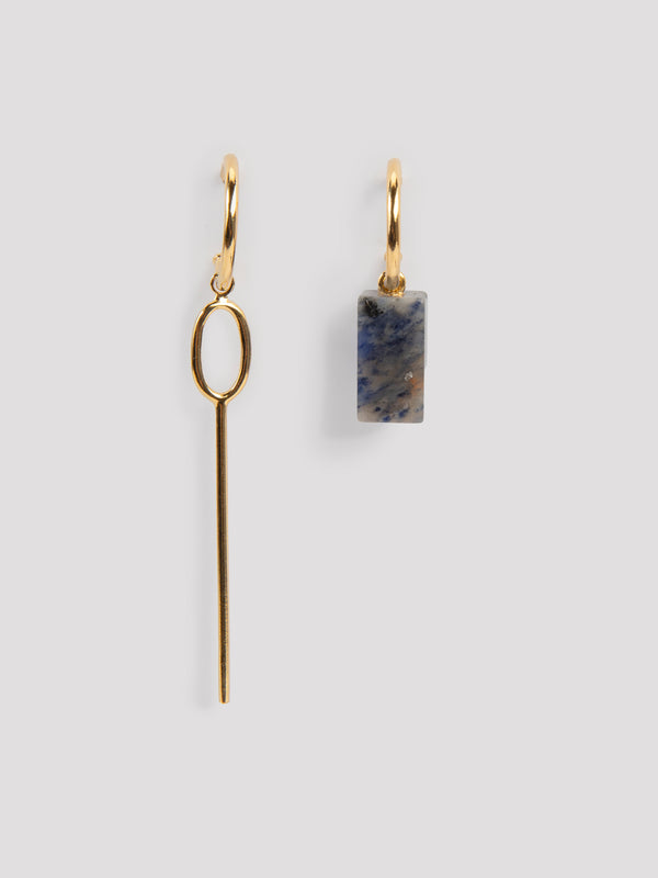 Rue Blanche Bauspiel Sodalite Earrings - Studio Collect