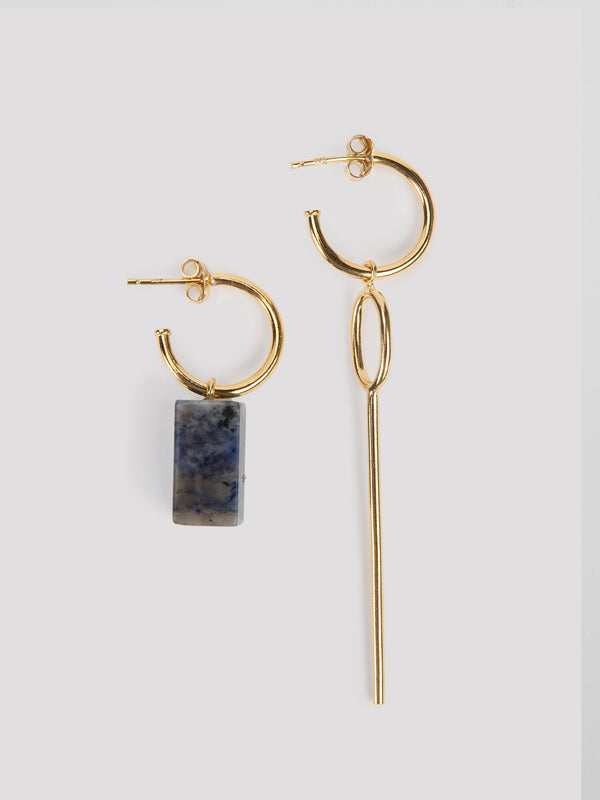 rue blanche Bauspiel sodalite earrings - Studio Collect
