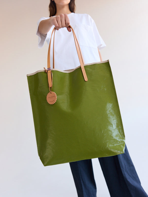 rue blanche Amie tote bag green - Jack Gomme
