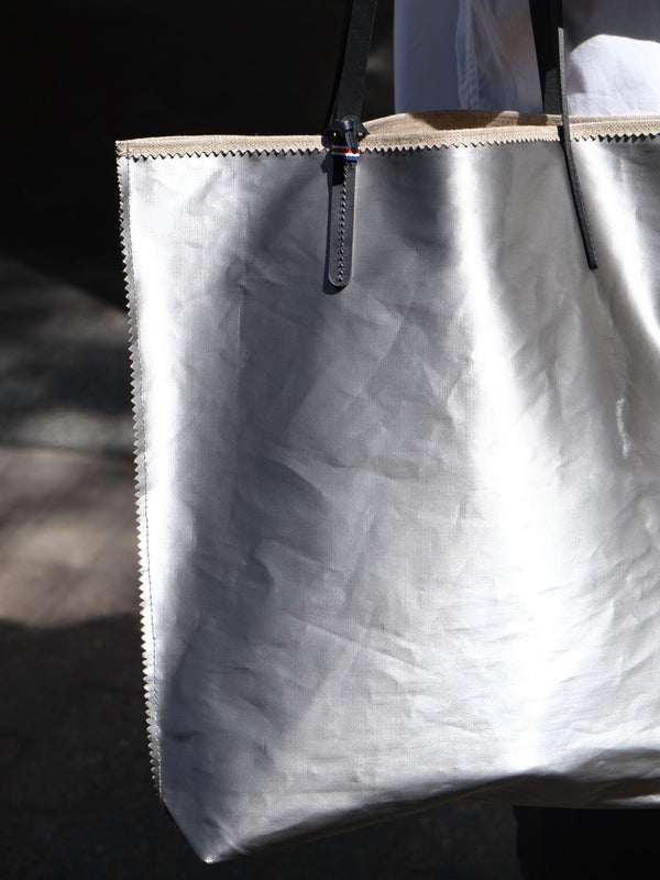 Rue Blanche Amie Tote Bag Silver - Jack Gomme