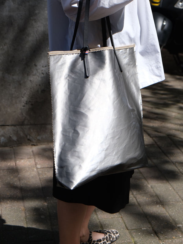 rue blanche Amie tote bag silver - Jack Gomme