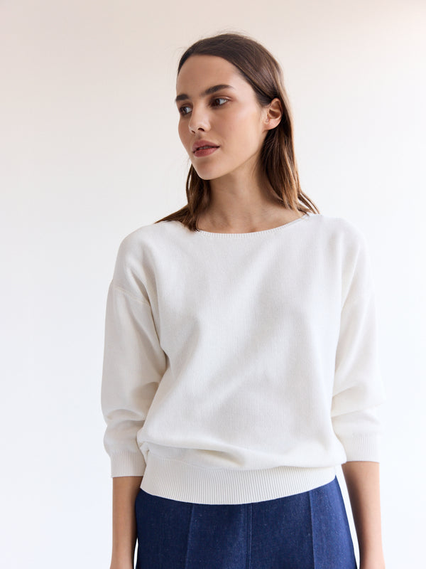 Rue Blanche Bees 3/4 25p White