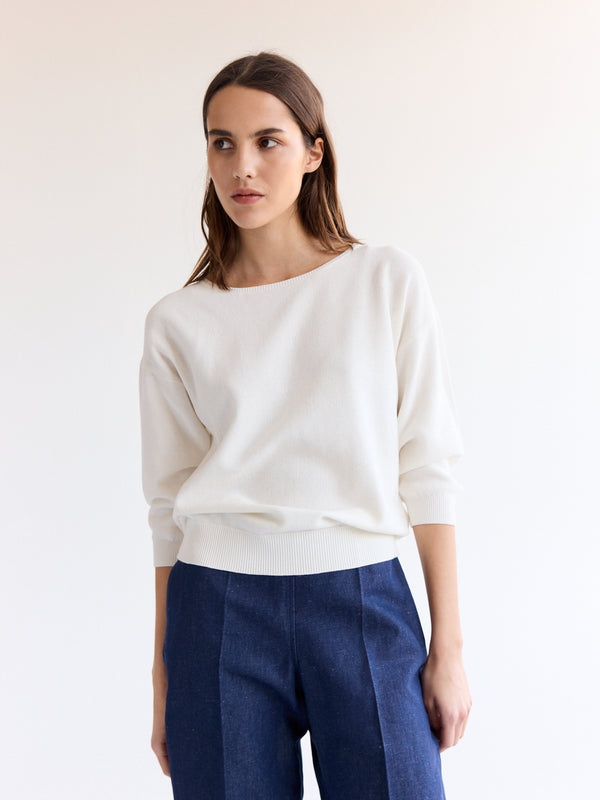 rue blanche Bees 3/4 25p White