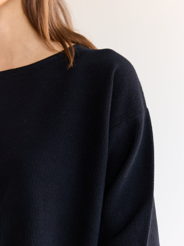Rue Blanche Bees 3/4 Top 24p Black