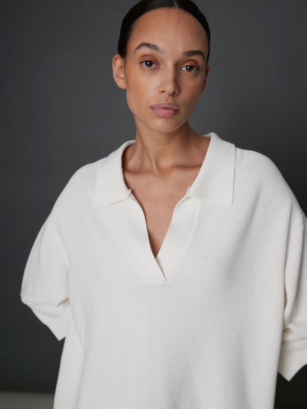 Rue Blanche Bees Maxi Sweater 25p White