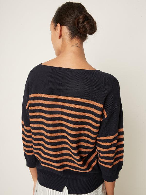 Rue Blanche Bees Stripe 25p Tan