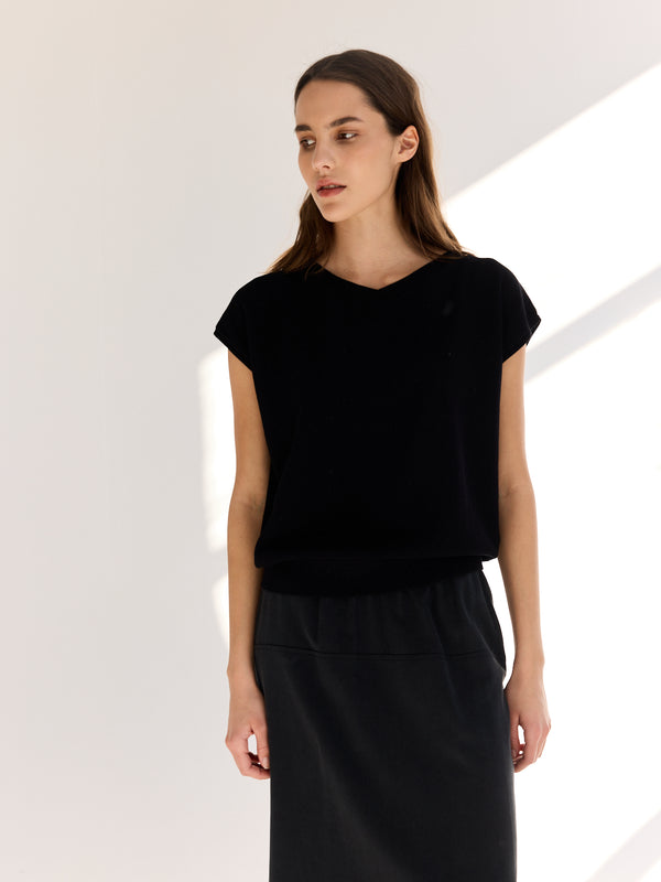Rue Blanche Bees Top 24p Black