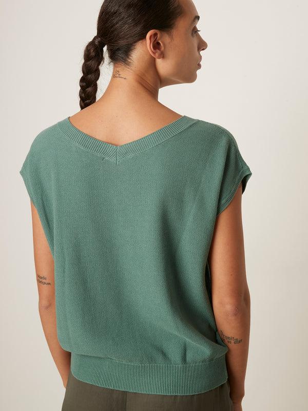 Rue Blanche Bees Top 25p Green