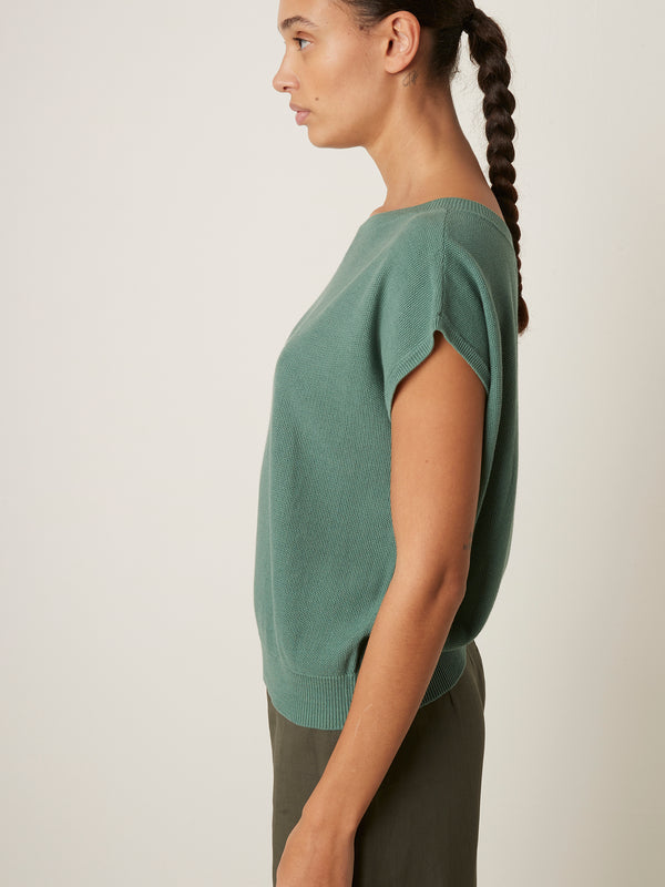 Rue Blanche Bees Top 25p Green