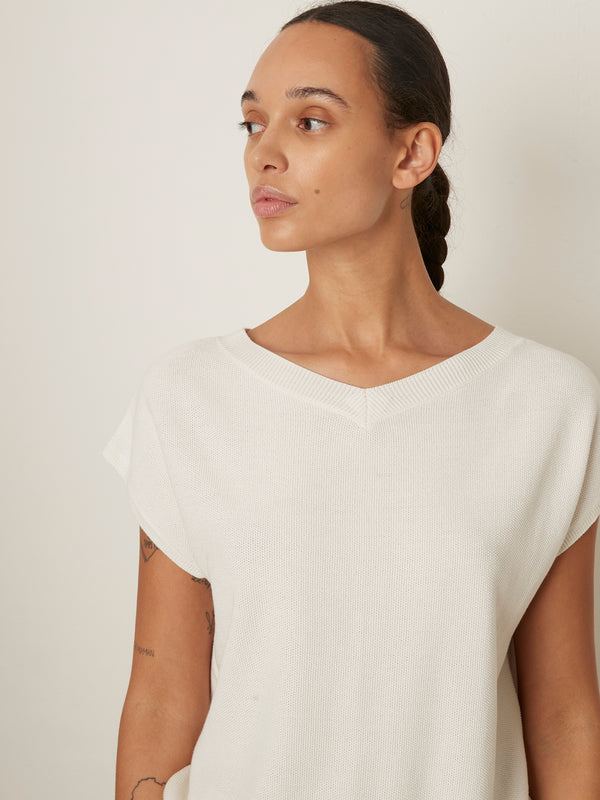 Rue Blanche Bees Top 25p White
