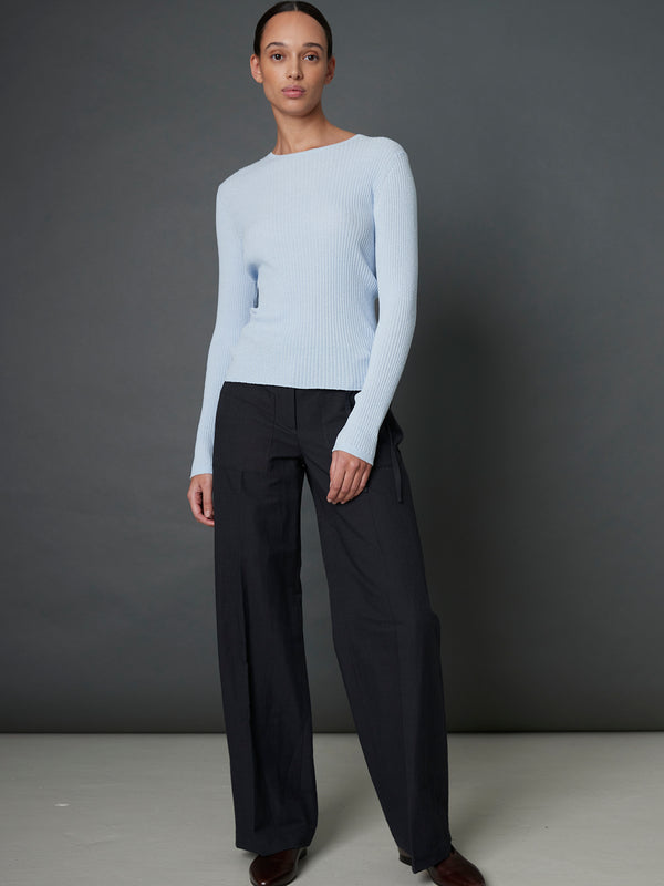 Rue Blanche Bouclet Pull 25e Blue