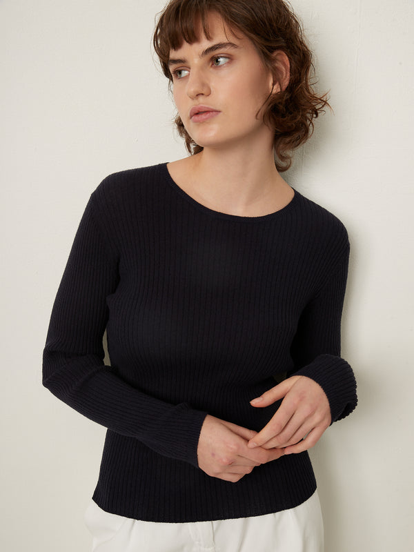 Rue Blanche Bouclet Pull 25e Navy