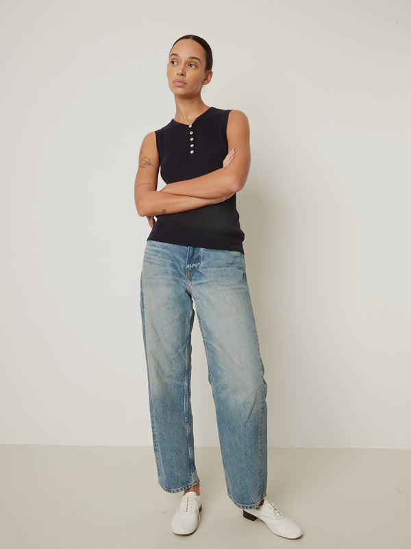 Rue Blanche Bouclet Top 25e Navy