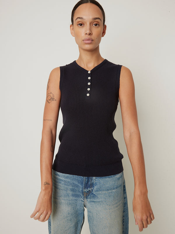 Rue Blanche Bouclet Top 25e Navy