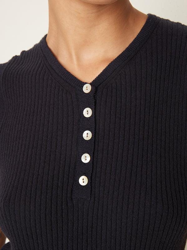 Rue Blanche Bouclet Top 25e Navy