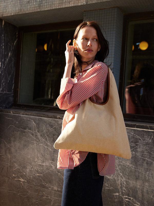 Rue Blanche Canvas Triangle Bag - Arron