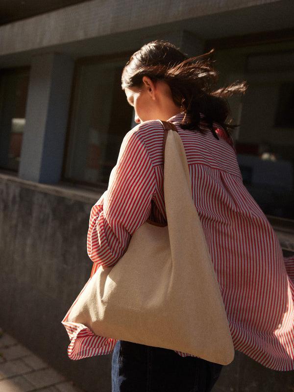 rue blanche Canvas triangle bag - Arron