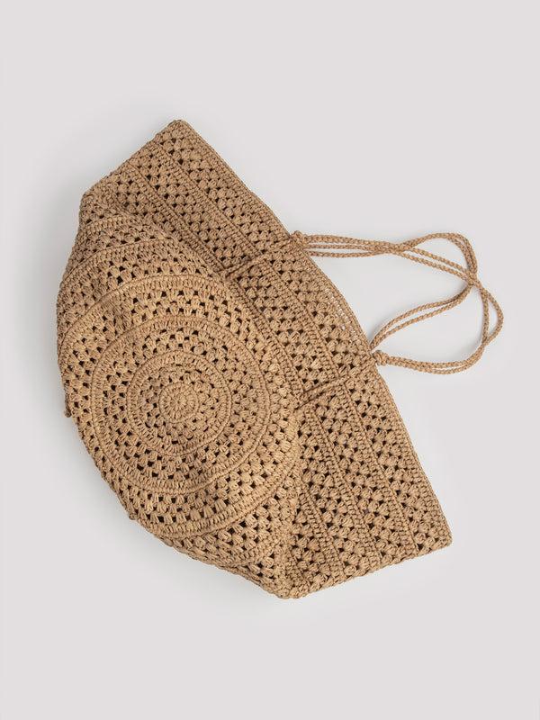 Rue Blanche Cap Large Raffia Bag - Sans Arcidet