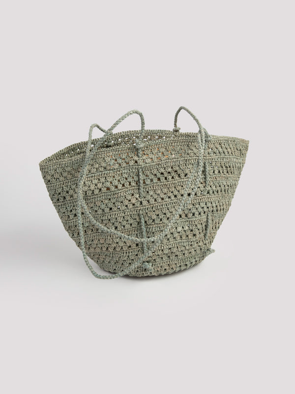 Rue Blanche Cap Small Raffia Bag - Sans Arcidet