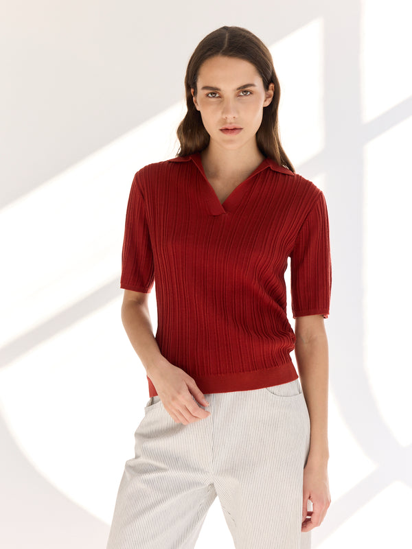 Rue Blanche Colline Polo 25p Ketchup