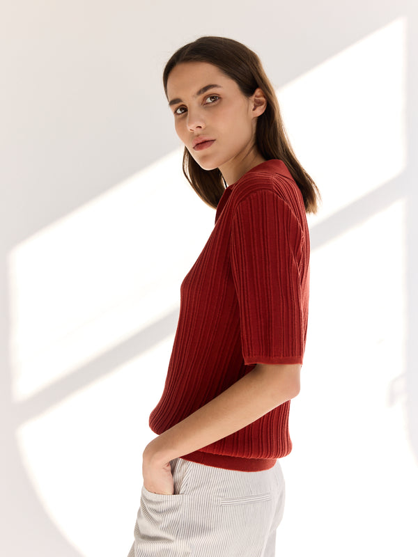 Rue Blanche Colline Polo 25p Ketchup