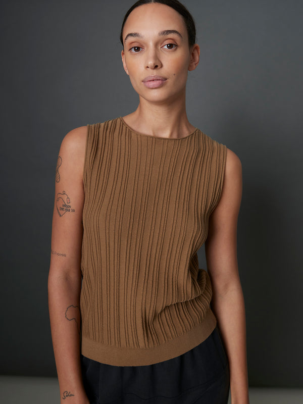 Rue Blanche Colline Top 25p Ocre