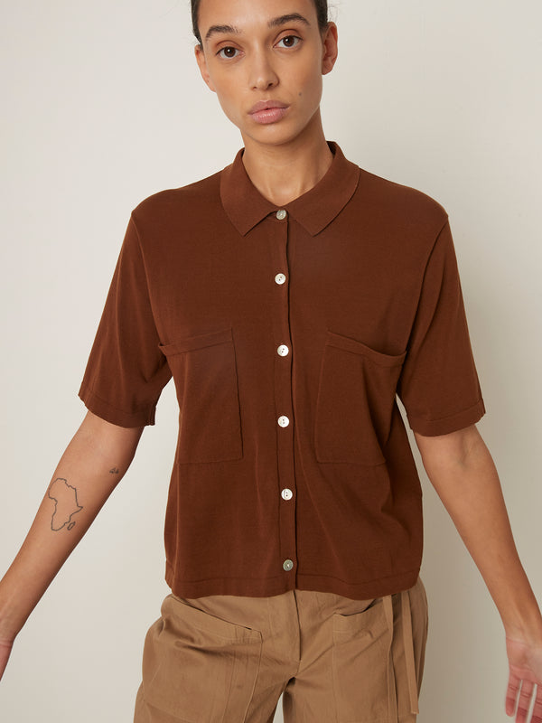 Rue Blanche Dandel Shirt 25e Coffee