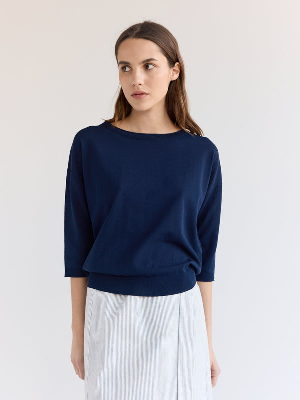 Rue Blanche Htc 3/4 25p Navy