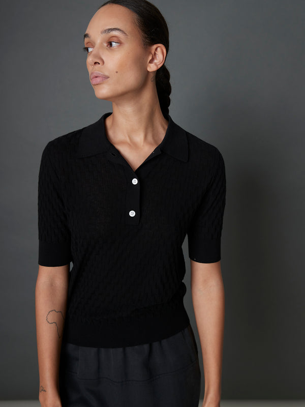 rue blanche Htc Basket polo 25p Black