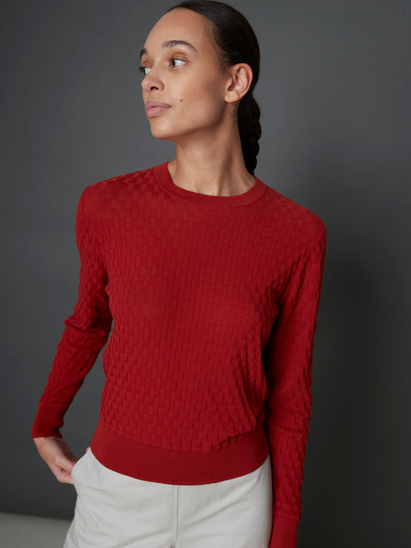 rue blanche Htc Basket Pull 25p Red