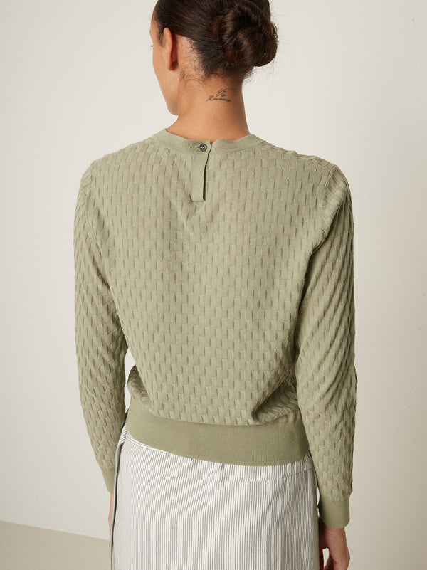 Rue Blanche Htc Basket Pull 25p Sauge