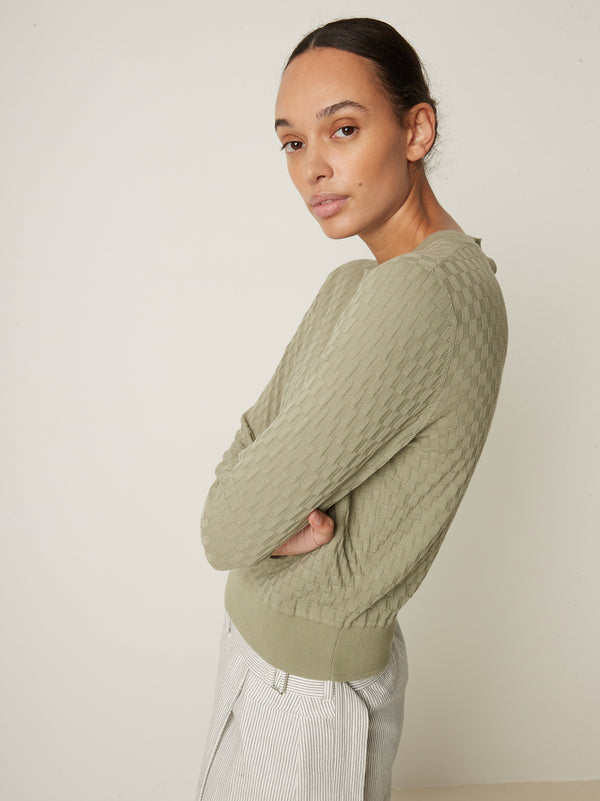 Rue Blanche Htc Basket Pull 25p Sauge