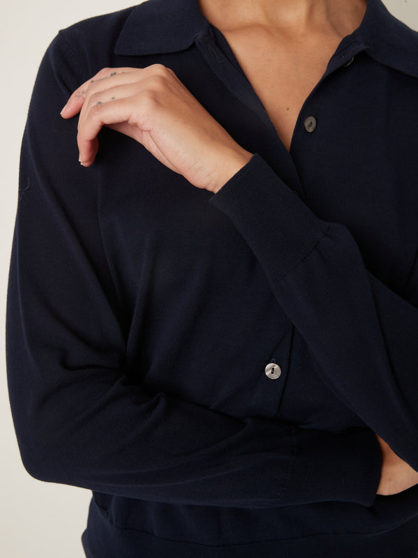 Rue Blanche Htc Polo 25p Navy